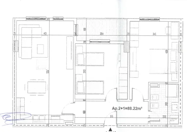 Tirane, shitet apartament 2+1 Kati 4, 110 m² 132.000 € (Paskuqan)