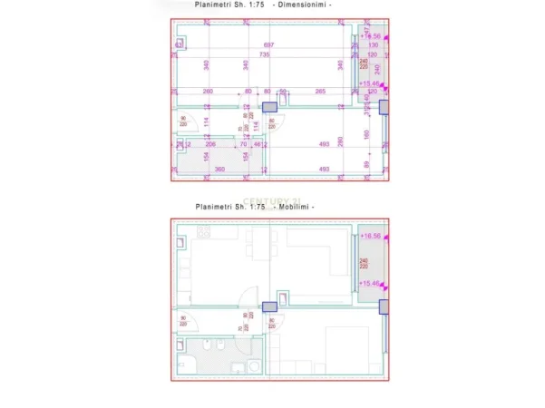 Tirane, jepet me qera ambjent biznesi Kati 2, 70 m² 700 € 