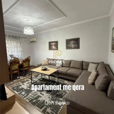Tirane, jepet me qera apartament 2+1 Kati 3, 75 m² 650 € (Don Bosko)
