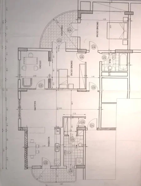 Tirane, shes apartament+verande | Penthouse 3+1+Aneks+Ballkon Kati 6, 168 m² 378.000 € 