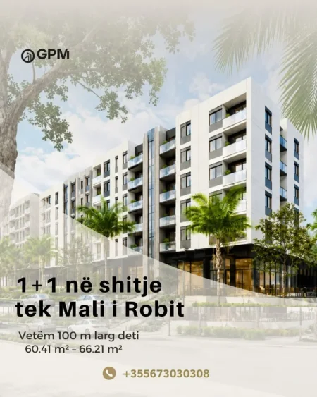 Apartamente 1+1 ne shitje | Mali i Robit