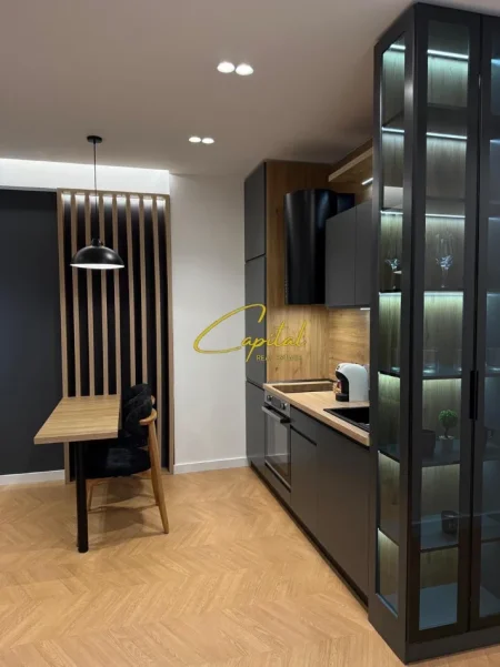 Tirane, jepet me qera apartament 1+1 Kati 1, 65 m² 800 € (LIQENI ARTIFICIAL)