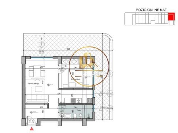 Durres, shitet garsonier 1+1 Kati 2, 41 m² 119.281 Euro (TURQUOISE MARINA , HAMALLAJ , GJIRI I LALZIT)