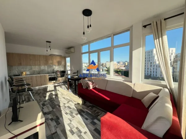 Tirane, jepet me qera apartament 1+1+Ballkon Kati 7, 56 m² 650 € 