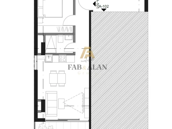 Radhime - Orikum, shitet apartament 1+1+Ballkon , 72 m² 216.400 € 