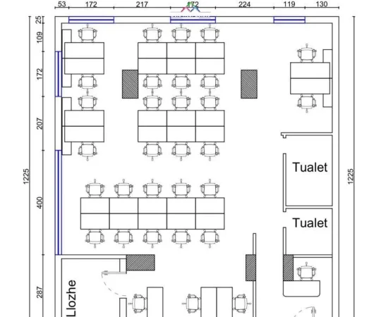 Tirane, jepet me qera zyre Kati 1, 120 m² 1.700 € (qender)
