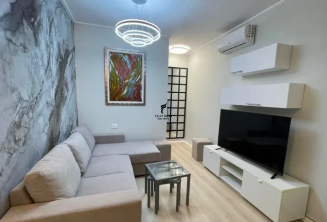 Tirane, jepet me qera apartament 1+1 Kati 5, 62 m² 650 € (ALI DEMI)