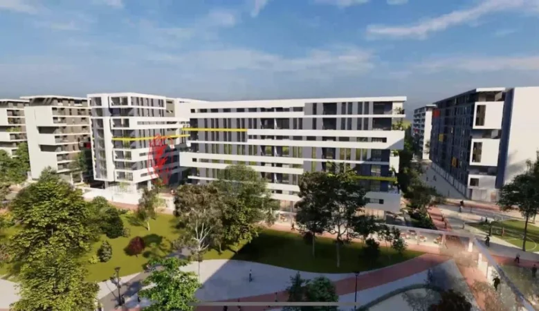 Tirane, shes apartament 2+1+Ballkon Kati 3, 105 m² 125.000 € (Univers City prane QTU)