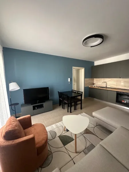 Tirane, jepet me qera apartament 1+1+Ballkon Kati 6, 67 m² 650 € (Prokuroria e Tiranes/Rr.Haxhi Hysen Dalliu)