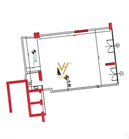 Tirane, shitet dyqan Kati 0, 122 m² 356.000 € (ALI DEMI)