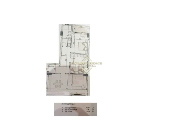 Tirane, shitet apartament , 86 m² (Paskuqan)