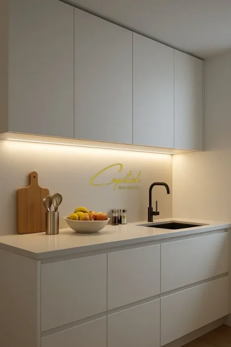 Tirane, jepet me qera apartament 1+1 Kati 1, 65 m² 500 € (XHAMLLIKU)