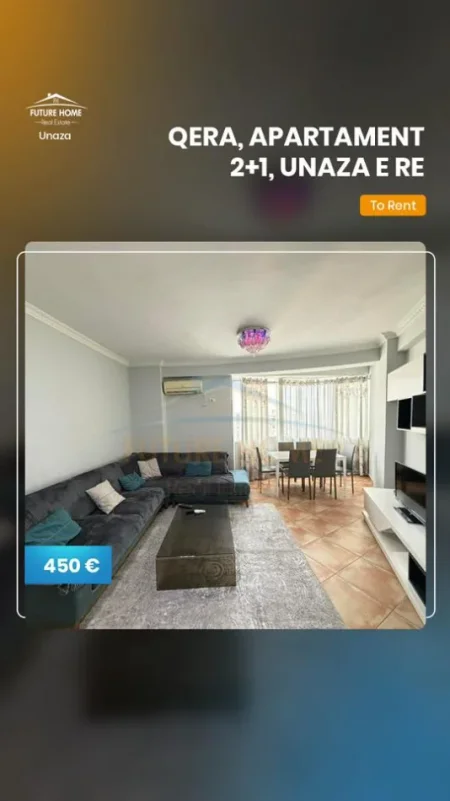 Tirane, jepet me qera apartament 2+1+Ballkon , 500 € 