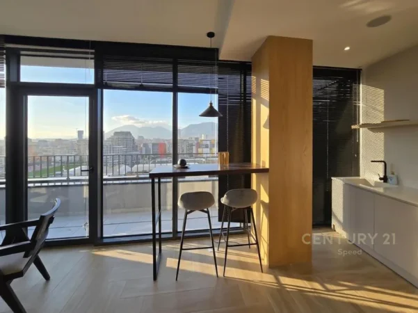 Tirane, jepet me qera apartament 1+1+Ballkon Kati 8, 99 m² 1.300 € 