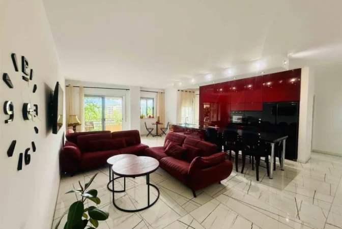 Tirane, jepet me qera apartament 2+1 Kati 4, 130 m² 1.200 € (Rruga Hamdi Sina,)