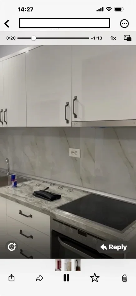 Tirane, jepet me qera shtepi 1+1+Ballkon Kati 0, 58 m² 350 € (ne rrugen Njazi Meka Tirane)