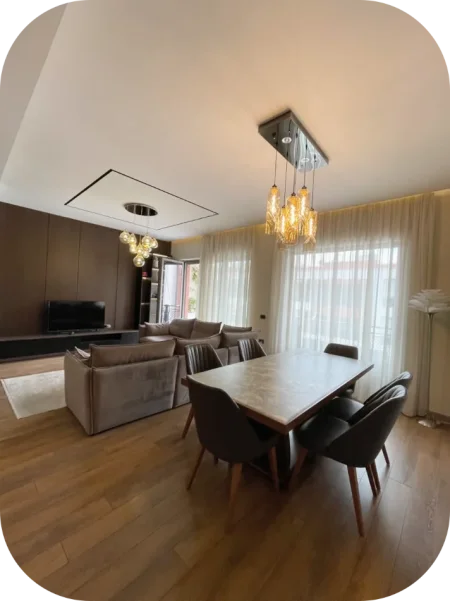 shitet apartament 2+1+Ballkon , 140 m² (Kompleksi Delijorgji, Rruga e Kavajës)
