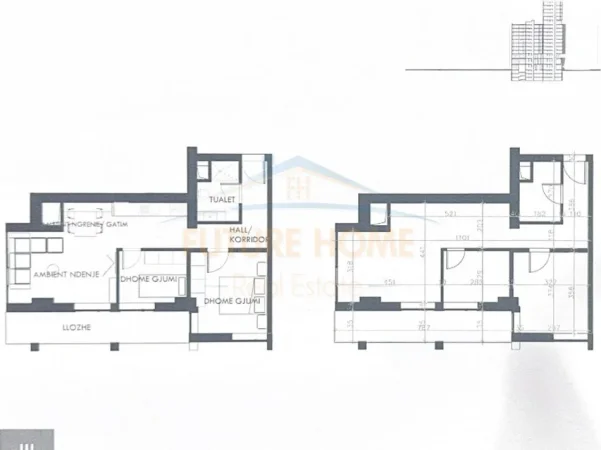 Tirane, shitet apartament 2+1 Kati 17, 111 m² (Altura Trade Residence)