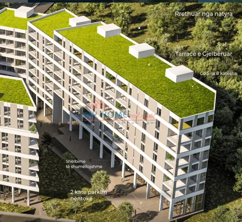 Tirane, shitet apartament 1+1+Ballkon Kati 4, 79 m² 106.000 € (Unaza e Madhe)