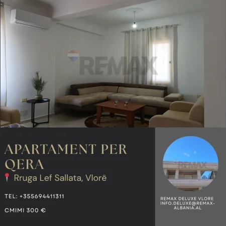 Vlore, jepet me qera Vile 2+1+Aneks+Ballkon Kati 2, 135 m² 300 € (Rruga Left Sallata, Vlore)