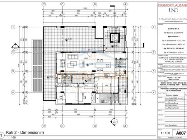 Durres, shitet apartament Kati 2, 288 m² 472.500 Euro (Porto Lalzi)