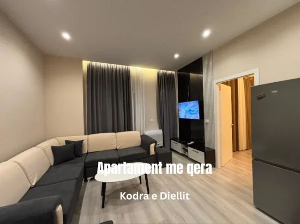 Tirane, jepet me qera apartament 1+1 Kati 0, (Kodra e Diellit)