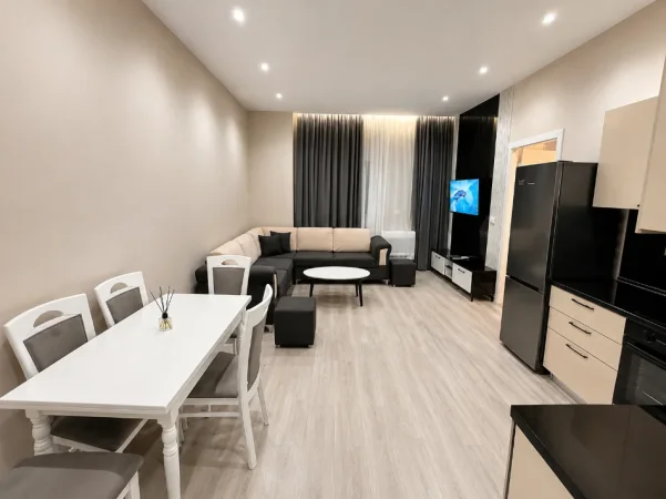 Tirane, jepet me qera apartament 1+1+Ballkon Kati 0, 60 m² 55,000 ALL  (Hyrje e Kodres se Diellit 1)