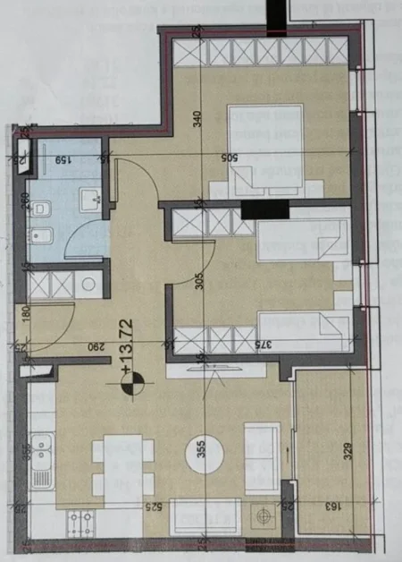 Tirane, shitet apartament 2+1 Kati 4, 84 m² 118.300 € (UNIVERS CITY)