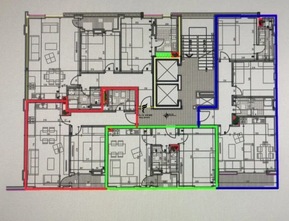 Tirane, shitet apartament 2+1 Kati 7, 220 m² 660.000 € (SQUARE 21)