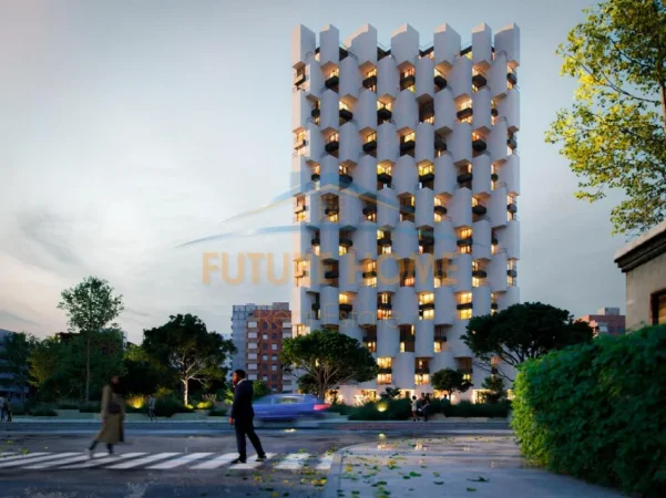 Tirane, shitet apartament 1+1 Kati 3, 84 m² 138.000 € (Rruga 5 Maji, Code of Shadows Residence)
