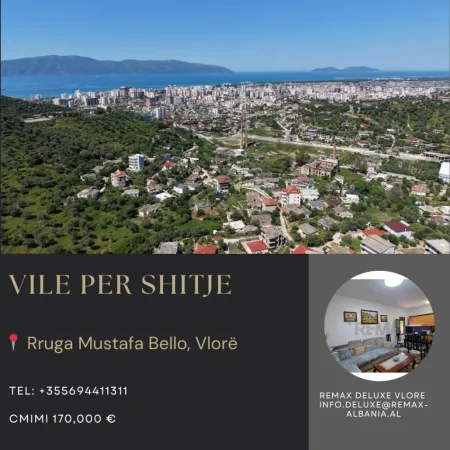 Vlore, shitet shtepi 2+1 Kati 0, 500 m² 170.000 € (Bishti i Kalldremit, Vlore)