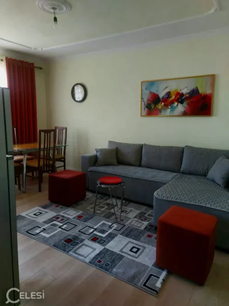 Tirane, jepet me qera apartament 1+1+Ballkon Kati 5, 60 m² 420 € (ALI DEMI)