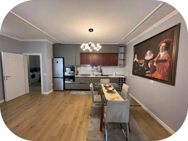 Tirane, jepet me qera apartament 2+1+Ballkon Kati 9, 130 m² 1.000 € (Shkolla e Baletit Tiranë)