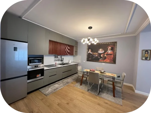 Tirane, jepet me qera apartament 2+1+Ballkon Kati 9, 130 m² 1.000 € (Shkolla e Baletit Tiranë)