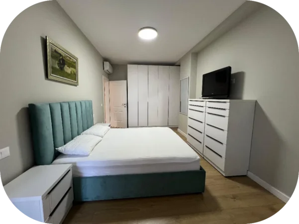 Tirane, jepet me qera apartament 2+1+Ballkon Kati 9, 130 m² 1.000 € (Shkolla e Baletit Tiranë)
