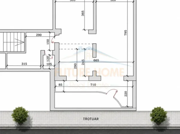 Tirane, jepet me qera ambjent biznesi Kati 0, 78 m² 1.500 € (Rruga Hoxha Tahsim)
