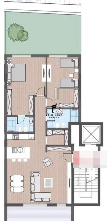 Tirane, shitet apartament 2+1 Kati 1, 151 m² 340.000 € (FARKE)