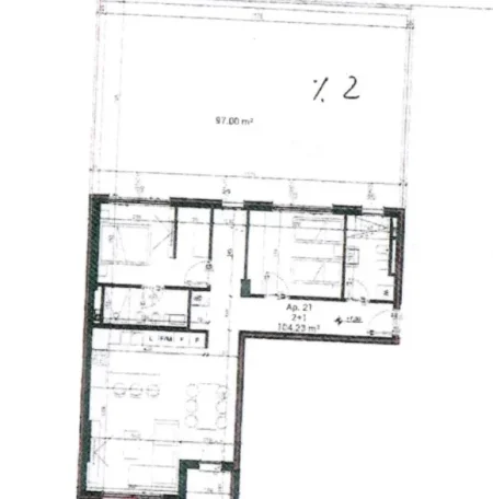 Tirane, shitet apartament 2+1 Kati 2, 225 m² 339.912 € (Mjull-Bathore)