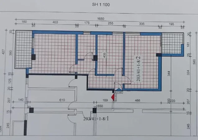 Tirane, shes apartament 2+1 Kati 2, 88 m² 142.000 € (fresku)
