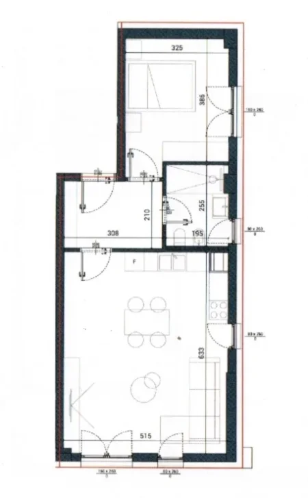 Vlore, shitet apartament 1+1 Kati 1, 84 m² 225.855 € (Palase)
