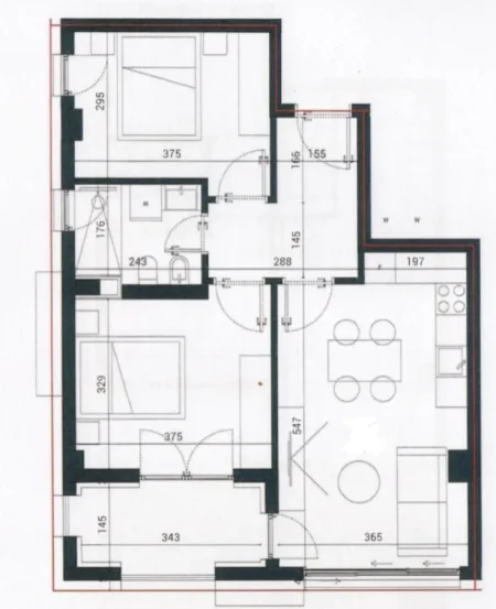 Vlore, shitet apartament 2+1 Kati 1, 91 m² 244.539 € (Palase)