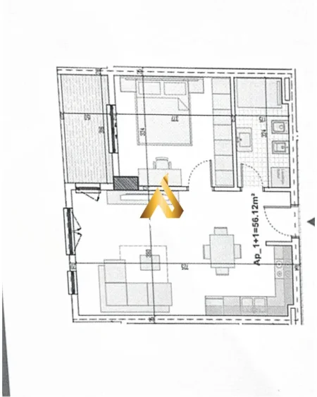 SHITET APARTAMENT 1+1, RINGSIDE RESIDENCES, PASKUQAN, TIRANE