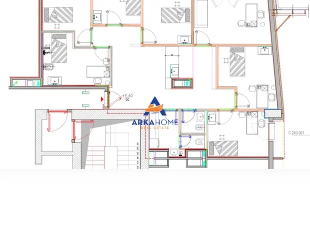 Tirane, jepet me qera ambjent biznesi Kati 3, 150 m² 5.000 € (STADIUMI AIR ALBANIA)