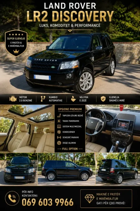 shes Land Rover Lr2 Discovery Benzin, e zeze automatik 3 km