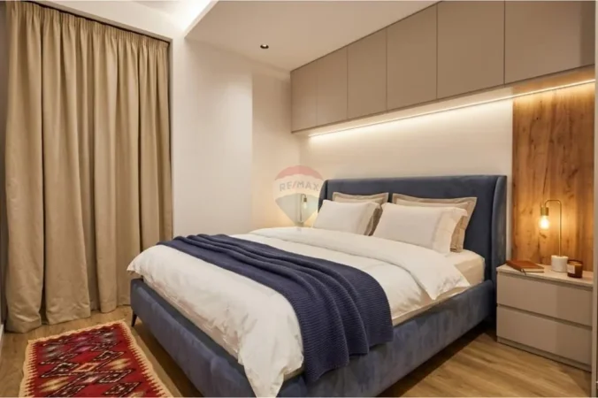 Tirane, jepet me qera apartament 1+1+Ballkon Kati 6, 62 m² 420 € (Kompleksi Kaimi)