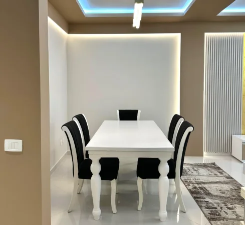 Me Qera: Duplex 3+1+3wc & 1P. Parkimi 📍Res. Kodra e Diellit 1 - Mobilim Modern | 1,500 Euro/Muaj