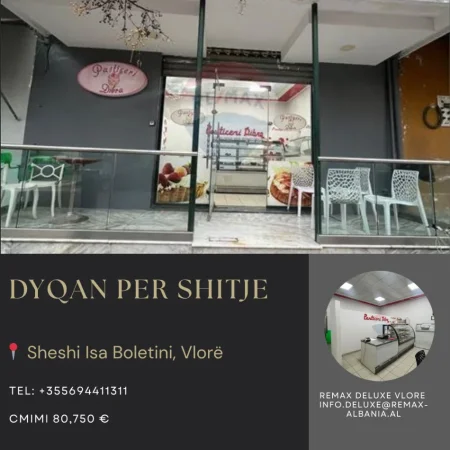 Vlore, shitet lokal Kati 1, 47 m² 80.750 € (sheshi Isa Boletini, Vlore)