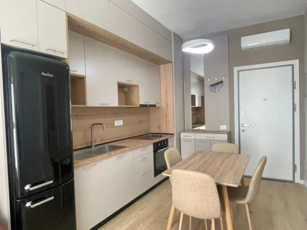 Tirane, jepet me qera apartament 1+1 Kati 8, 47 m² 450 € (Ali Demi)