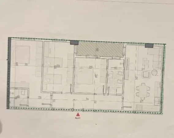 Tirane, shitet apartament 3+1 Kati 2, 127 m² 125.000 € 