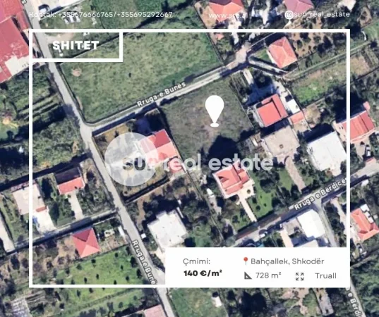 Shkoder, shitet truall , 728 m² 101.920 € (Bahcallek)